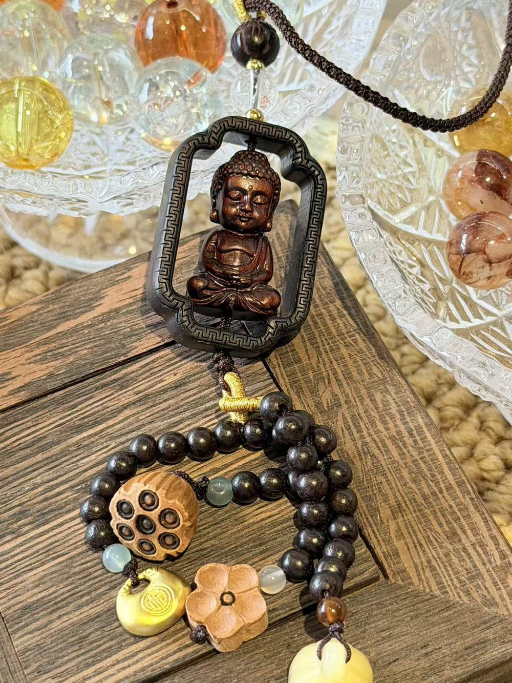 Grounded Path Travel Blessing Car Charm – Image 3