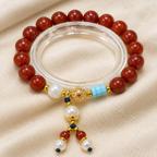 Graceful Journey Beaded Blessing Bracelet - studio image