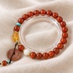 Steady Path Beaded Blessing Bracelet - studio image