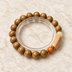 Centered Journey Beaded Blessing Bracelet - studio image