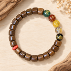 Brown Wood Bead Bracelet - Style LT0021 - product image 1