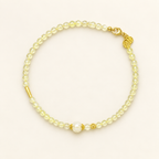 Pale green crystal bracelet product view