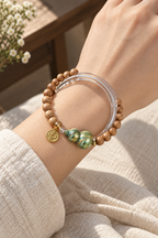 Old-Mountain Sandalwood and Lacquer Bracelet - product photo