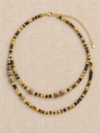 Brown Beaded Necklace | Meaningful Gift - product image 1