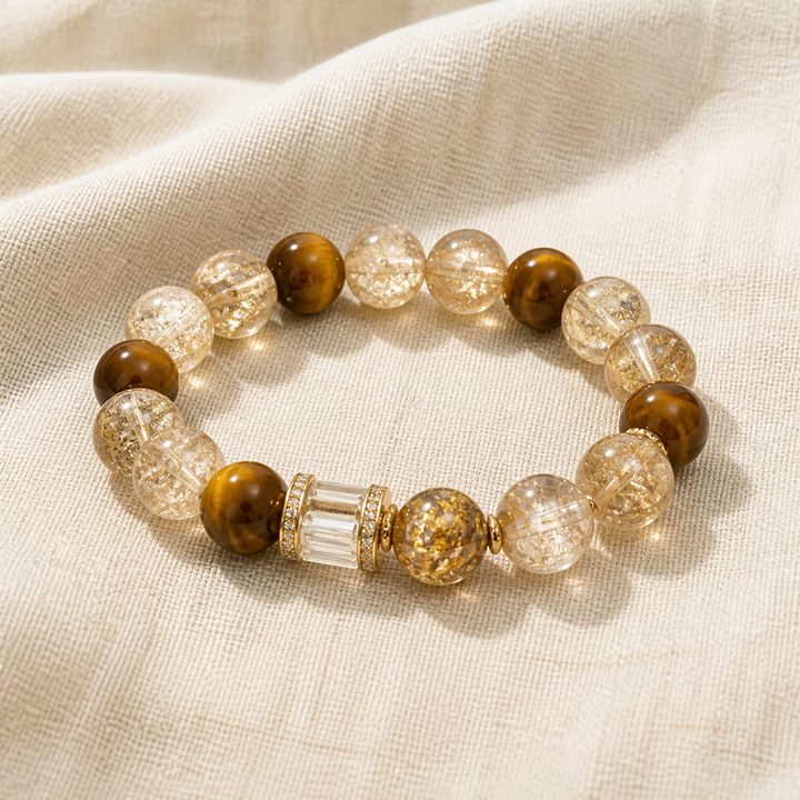 Golden Crystal Beaded Bracelet - product image 2