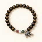 Aged Golden Nanmu Wood Bracelet - Style JSNM0130 - product image 1