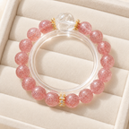 Pink Crystal Beaded Bracelet - product image 2