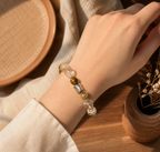 Golden Crystal Beaded Bracelet - product image 3
