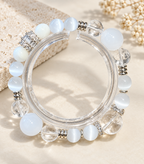 Graceful Path Beaded Bracelet - studio image