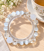 Graceful Path Beaded Bracelet - studio image