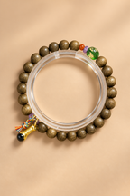 Aged Golden Nanmu Wood Bracelet JSNM0162 - product photo