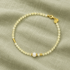 Pale green crystal bracelet product view
