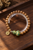 Old-Mountain Sandalwood and Lacquer Bracelet - product photo
