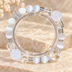 Graceful Path Beaded Bracelet - studio image