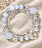 Graceful Path Beaded Bracelet - studio image