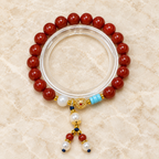 Graceful Journey Beaded Blessing Bracelet - studio image