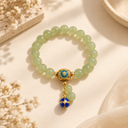 Serene Path Beaded Bracelet - studio image