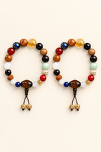 Chinese Zodiac Matching Beaded Bracelets | 18-Bead Couple Gift - product image 1