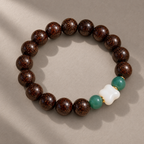 Peaceful Journey Beaded Blessing Bracelet - studio image