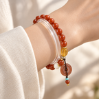 Steady Path Beaded Blessing Bracelet - studio image