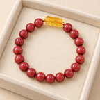 Red Beaded Pixiu Bracelet | Meaningful Gift - product image 2