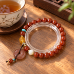 Steady Path Beaded Blessing Bracelet - studio image