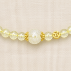 Pale green crystal bracelet product view