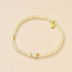 Pale Green Crystal Beaded Bracelet - product image 3