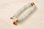 Triple Harmony Green Jade Bamboo Bracelet - product image 1
