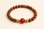 Golden Nanmu Wood Bracelet | Meaningful Gift - product image 1