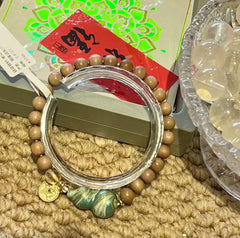 Centered Moment Beaded Blessing Bracelet – Image 2