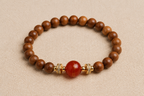 Golden Nanmu Wood Bracelet | Meaningful Gift — product image 1