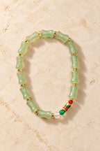 Green Beaded Fortune Bracelet - product image 1