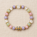 Harmonious Spirit pastel gemstone bracelet - product-only editorial view