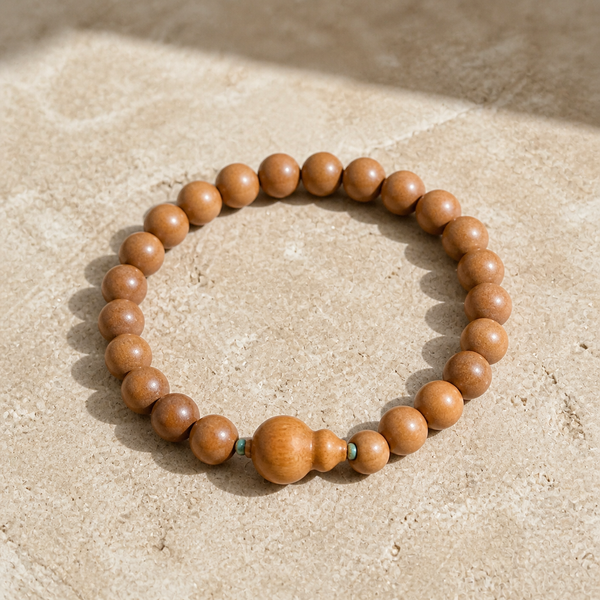 Laoshan Sandalwood Gourd Bracelet
