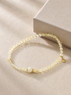 Pale Green Crystal Beaded Bracelet - product image 4
