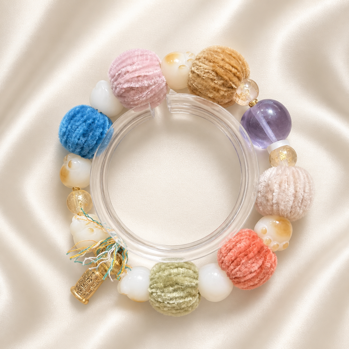 Pastel Woven Bead Bracelet | Style SCPTG0008 — product image 1