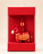Five Blessings Horse Sachet - Peace and Smooth Journeys — Red Horse