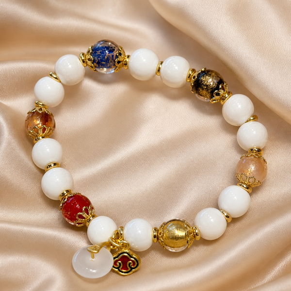Serene Journey Beaded Blessing Bracelet