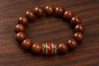 Six Paramitas Wood & Mantra Bracelet - product image 1