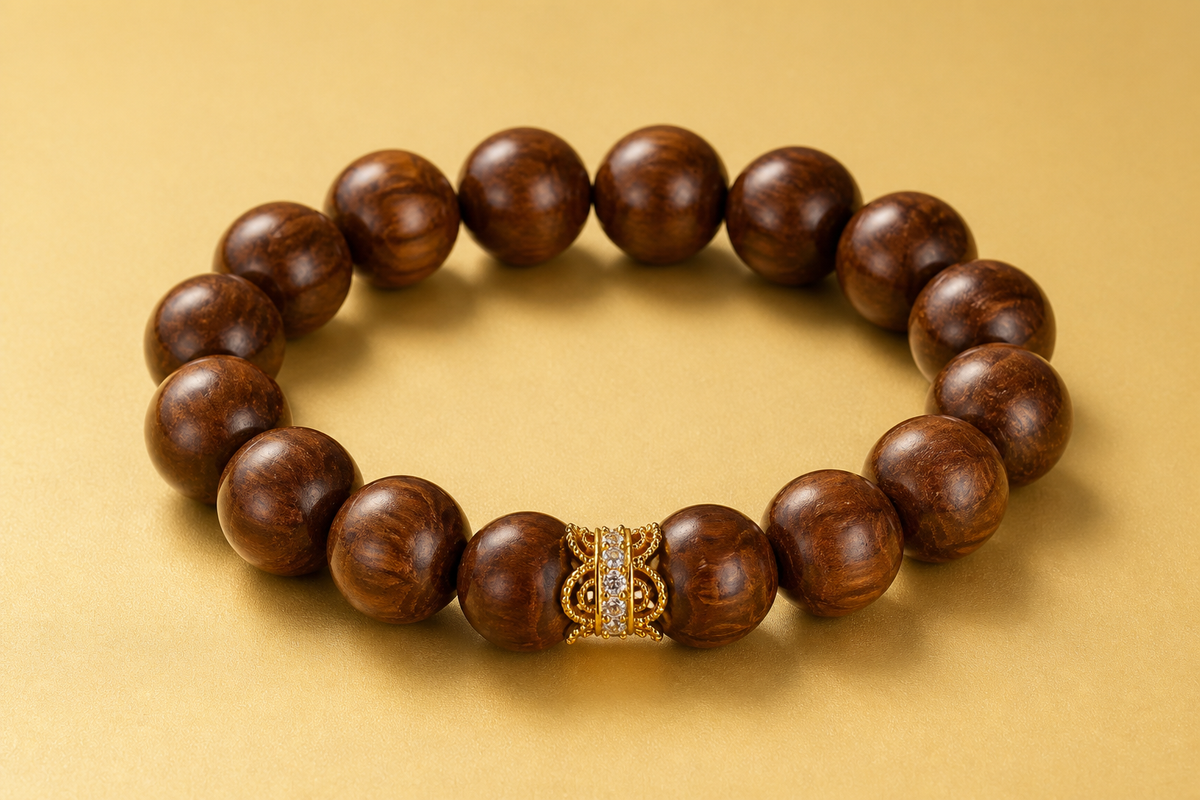 Six Path Wood Bracelet | Meaningful Buddhist-Inspired Gift — product image 1