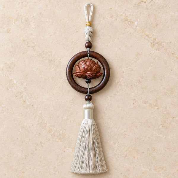 Lotus Car Charm | Warm Path