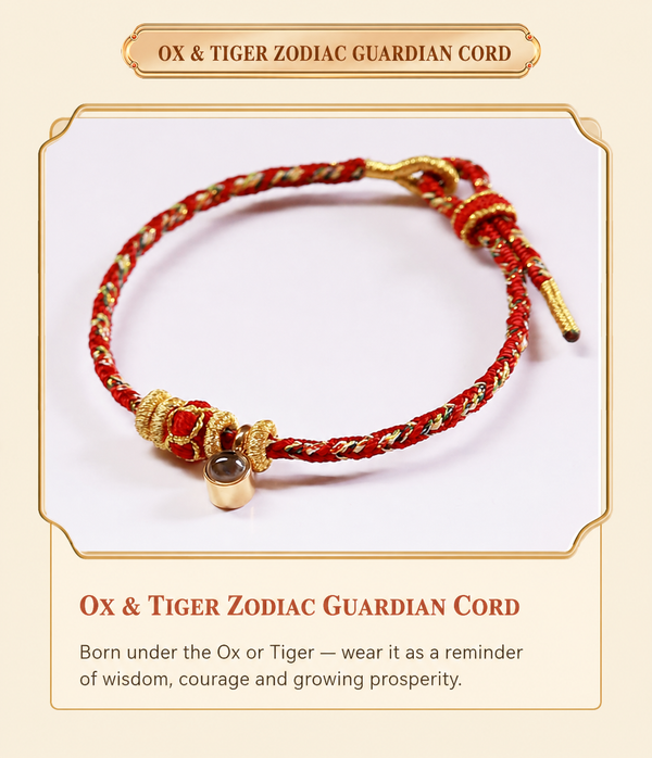 Eight Zodiac Guardian Red Cord Bracelet | Choose Your Guardian