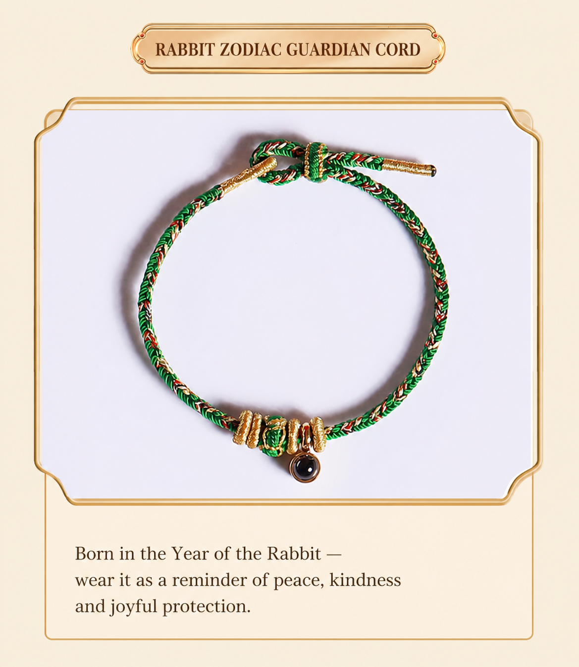 English Eight Zodiac Guardian Red Cord Bracelet style 3
